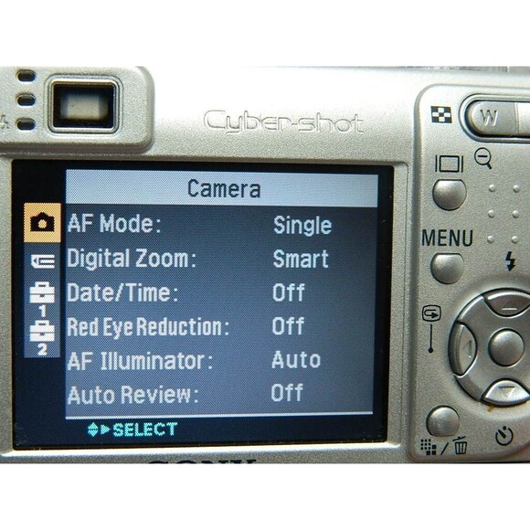 Sony Silver Digital Camera with Accessories - Picture 8 of 10